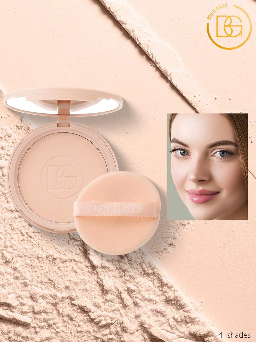beauty glazed 控油定妆粉,质地轻盈透明,防水持久,透气性好。 - #101 - 查看 1