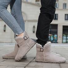 Botas de neve femininas - Camelo - Ver 2