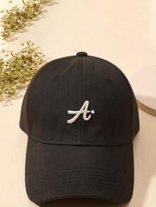 1 قبعة بيسبول بخط أنيق قابلة للتعديل - قبعة أب قابلة للتنفس - قبعة شمس كاجوال مناسبة للرياضات الخارجية والسفر والجري - A - مشاهدة 16