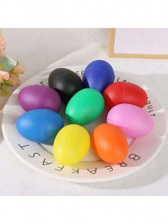 2PCS/1pc Colorful Plastic Percussion Shakers - Musical Instruments Halloween Christmas And Thanksgiving Day Gift