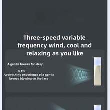 RAF 三档可调速便携式风扇，带纳米喷雾功能，迷你USB空气冷却器，小型空调，带可调节喷雾喷嘴风扇，360°旋转，7色氛围灯，超静音气流。250毫升大容量水箱