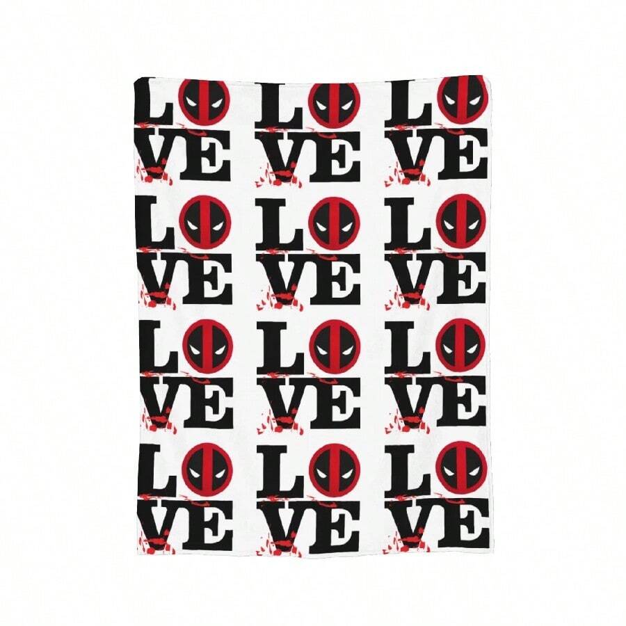 Deadpool And Wolverine Blanket Superhero Fleece Throw Blanket Summer Air Conditioning Decoration Ultra-Soft Warm Bedsprea,.Jpg - trắng - Xem 1