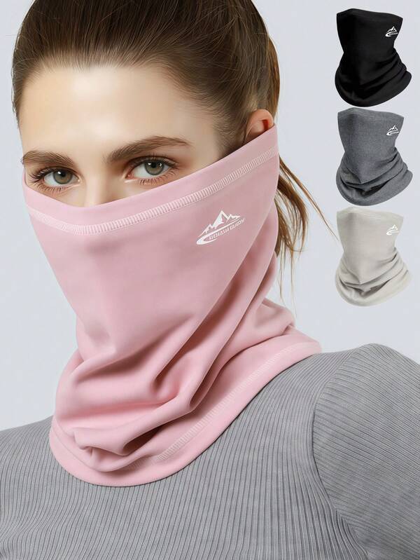 Thick Windproof Neck Gaiter Face Mask, Fleece Face Cover Scarf Unisex, Warm Balaclava Hat Neck Warmer For Outdoor Sports Like Skiing, Cycling, Hiking, Running In Cold Weather, Autumn/Winter