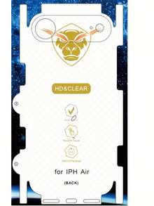 1pc Apple 17 Series Phone Back Membrane, Suitable For IPhone 17 Pro / 17 Pro Max / 17 Air, Full Coverage Rear Film, Ultra-Thin Matte Scratch-Resistant Protective Sticker, TPU Back Cover Film - Clear - View 15