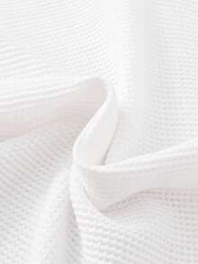 2pcs Girls Kids Fashion Casual White Textured Fabric Sweatshirt With Blue Bow Accent & Flare Leg Blue Pants Set, Suitable For Party, Casual, Vacation, Everyday Wear, Spring & Autumn - Blue - View 9