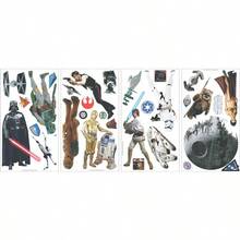 WSXC Star Wars Classic Peel And Stick Wall Decals Mutli Color - Trong suốtKhông màu - Xem 3