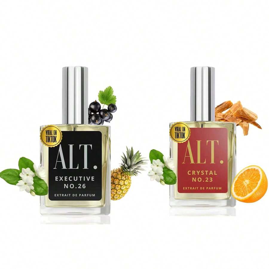 ALT. Crystal No.23+ALT. FRAGRANCES No.26,Halloween, 2PC,Christmas Gift, Couple Perfume, Unisex Perfume 60ml/2oz *2 - nhiều mùi hương - Xem 1