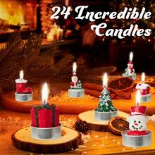 Tealights Advent Calendar 3D Xmas Christmas Gift Holidays Celebration New Year Festive - 彩色 - 查看 4