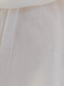 Baby Girls' White Dress, 0-2 Years Old, Birthday Wedding Christening Lace Shawl Formal Dress Set - White - View 7