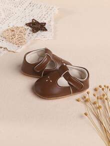 Babyprinzessinnen-Schuhe, Weiche Sohle Kleinkindschuhe für Baby-Mädchen im Alter von 0-1 Jahren, 3-6 Monate, 7-12 Monate, Frühling/Herbst - Kaffeebraun - Übersicht 5