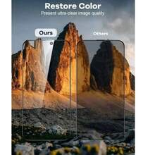 1片一键安装防窥隐私钢化玻璃膜，兼容 16/17/15/XR/XS/11/12/13/14/XS Max/Pro/Pro Max/Plus/15/16/15Plus/15Pro/15Pro Max/16Plus/16Pro/16 Pro Max，屏幕保护必备品，适用于日常、办公、家庭使用。手机屏幕保护膜，手机配件，隐私屏幕保护膜，防水、防震、防摔、防刮。 - 黑色 - 查看 5