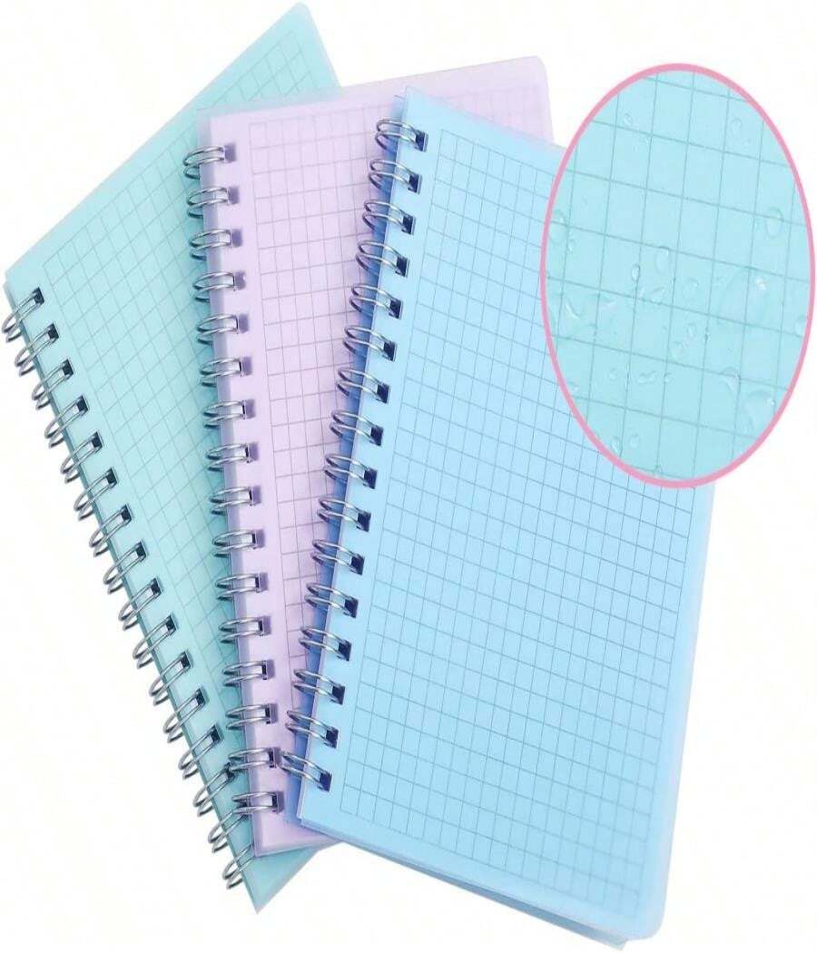 Irmanas Graph Paper Notebook, 4 Pack Journal Spiral Graph Grid ...