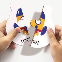 52pcs Wooden Puzzle Set - Insect & Letter Recognition Game, Develop Logic Thinking & English Learning, Portable, Multi-Color - Ideal Gift For Christmas, Back To School, Spring, Valentine's Day, Easter, Puzzle Accessories