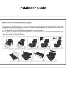 9pcs/4pcs Diamond Sequin Leather Car Seat Covers - Universal Fit | Shiny Crystal Sequin Stripe Design, Cute & Sweet Style, Suitable For Ladies | Fit For Pickup, Sedan | With Airbag, Soft Fabric Material | 9pcs Set: 2 Front Seat Covers + 1 Backrest Cover + 1 Rear Seat Cover + 5 Headrest Covers, 4pcs Set: 2 Front Seat Covers + 2 Headrest Covers | Fashionable Car Interior Accessories - Style a - View 11