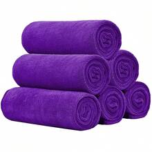 6/12pcs Facial Towel Set, High Absorbency Soft Microfiber Face Towels, Multi-Purpose Washcloth And Hand Towels, Suitable For Bathroom, Hotel, Spa, Gym, Size: 12x12 Inches/12x24 Inches, Multiple Colors Available - Multicolor - View 35