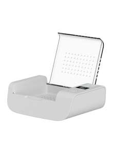 Portable Cleaning Box With Purple Light-Large Capacity, 5-Minute Solution, USB Power Supply, Compact Design, Used For Telephone, Earphone, Denture, Toothbrush, Key And Hearing Aid Accessories, Travel And Home Use, Cleaning Accessories, Compact Solution.