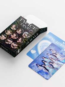 92pcs/Box TWICE (60pcs LOMO Cards + 32pcs Stickers) K-POP Fan Merchandise, SKZ Limited Edition Fan Goods, Photo Cards, Stickers, Holiday Gifts - Multicolor - View 5