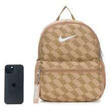 Nike BRSLA JDI MNI BK-AOP FA25 背包，大容量简约休闲日用背包，适合青少年和学生。 - 白/麻黃 - 查看 2