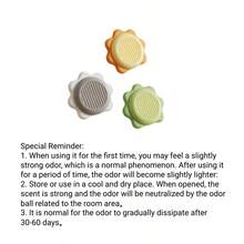 6件装小香薰盒适用于衣柜、鞋柜、家用浴室空气清新剂，持久留香向日葵鞋子除臭球 - 持久清新，鞋子除臭剂 - 彩色 - 查看 5