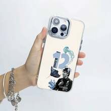 Funda para teléfono con diseño de  Kimi Racing Compatible con fundas para teléfonos   17  16 Pro Max  15 Pro Max  13 y  12 Fabricada en material de TPU que proporciona protección contra golpes y caídas Un regalo perfecto para familiares, amigos, seres queridos, novios, novias y para vacaciones - transparente - Ver 3