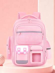 15,6 Zoll leichter Mädchen-Rucksack mit vielen Taschen, geeignet für Outdoor-Camping und Reisen, lila Studentenrucksack mit Münzbeutel, verstellbare Schultergurte, reibungsloser Reißverschluss, wichtiges Schul-Zubehör, geeignet für Studenten