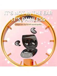 Ultra-Thin Invisible Sleep Earbuds Bluetooth 5.3 - HD Call Heavy Bass, Noise Isolating 30H Battery, USB-C/Wireless Charging For Running - Unisex Gift - Multicolor - View 8