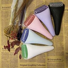 1/5 قطعة من أسطوانة التدليك المنقطة متعددة الألوان | مصغر بلاستيكي وجيلي مخروطي الشكل | أداة تبريد وتهدئة البشرة للوجه والجسم | مثالي للعناية اليومية بالبشرة والراحة بعد التمرين والعناية الذاتية الصيفية