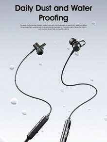Tai nghe Bluetooth thể thao đeo cổ mới của Philips, Chống ồn, Không dây, Tuổi thọ pin dài, TAN1120 - màu đen - Xem 3