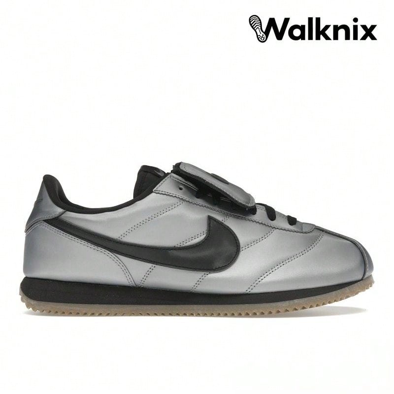 Nike Cortez Leather SE 'Tiempo Pack - Metallic Cool Grey' Black Gum-Dark-Brown Sneakers Men HQ3490-099 - 彩色 - 查看 1