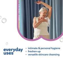 Body & Intimate Wipes, 3-In-1 Cleans, Cares, Protects, 99.9% Water, Unscented & Hypoallergenic Hygiene Wet Wipes, Adult Care, 30 Wipes (1 Packs) - 白色 - 查看 6