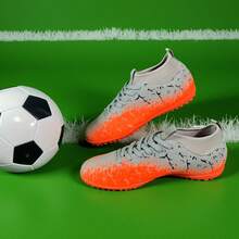 Professional Mid-Top Soccer Cleats, AG Stud Sole, Suitable For Indoor & Outdoor Matches And Training, Lightweight And Durable Anti-Slip Turf Boots