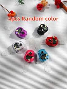 Rhinestone Flower Electronic Finger Tally Counter, Digital Display, Manual Click Counter, Handheld Counting Counter For Knitting, Golf, Fishing, School Sports Events, Ramadan Gift - Multicolor - View 14