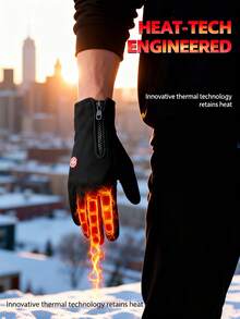 1 Pair Women's Winter Driving Gloves, Warm Windproof Anti-Slip Fashionable Gloves, Suitable For Skiing, Cycling, Driving - B - View 5