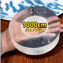Transparent Nano Double-Sided Tape, Strong Transparent Nano Adhesive Tape, Residue-Free And Removable Nano Double-Sided Tape, Suitable For Office, Home, Daily Use, And Parties