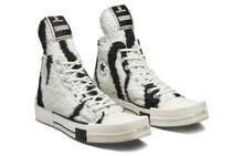 Rick Owens X Converse DRKSHDW TURBODRK Chuck 70 High 'Zebra' White Lily-White Black Egret Sneakers Men A03943C - Multicolor - View 3