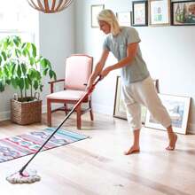 3 Pack Microfiber Mop Replacement Heads Spin Mop Refills Easy Cleaning Mop Head Replacement - 白色 - 查看 4