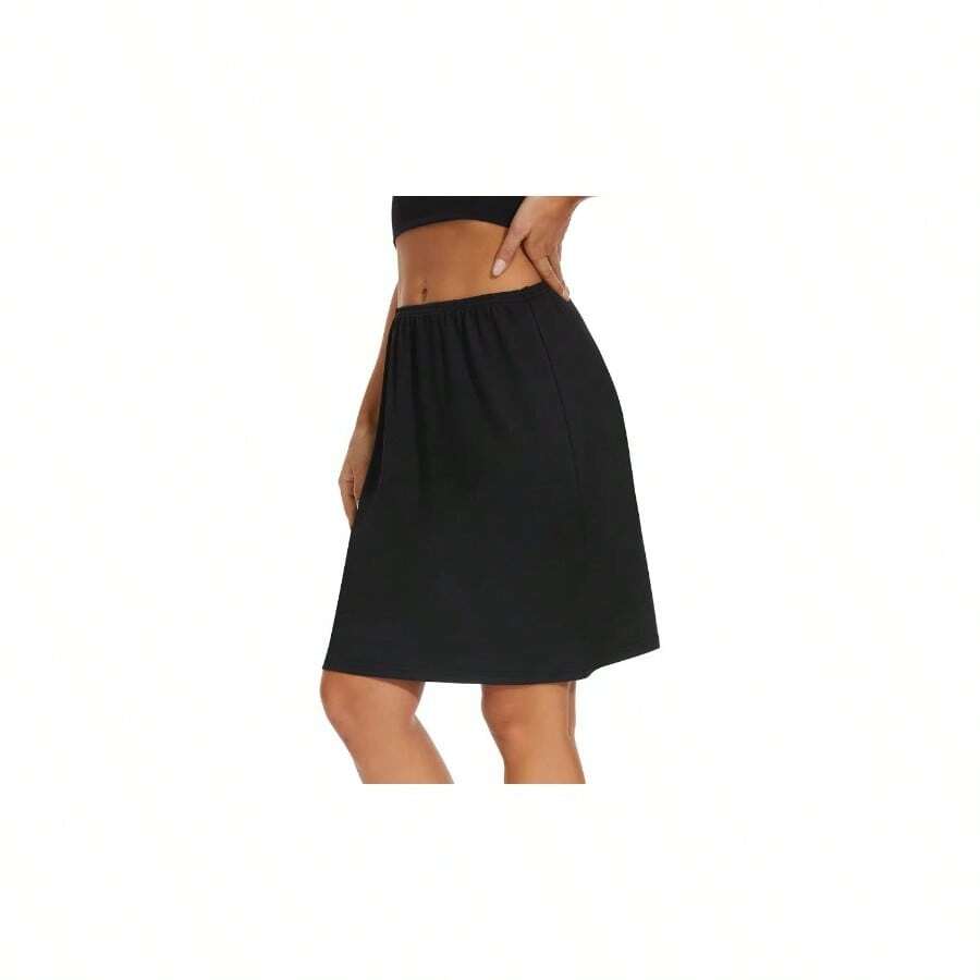 MANCYFIT - Medias sandalias para mujer, debajo de la falda, vestido midi, Negro - - inicial - Ver 1