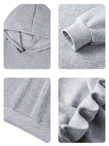 1pc Casual Leopard Star Print Thermal Lined Hoodie, Suitable For Girls And Tween Girl, Essential For Students In Autumn/Winter, Designed For Dreamers Chasing The Starlight, Long Sleeve Thick Design