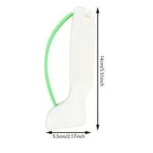 1pc Handheld Knife Sharpener, White - Suitable For Professional Chef Knives And Kitchen Cutlery, Quickly And Efficiently Sharpens Straight And Serrated Blades - Multicolor - View 6