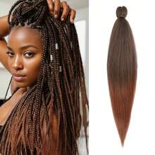 Braiding Hair Pre Stretched 26Inch Pre-Stretched Braiding Hair EZ Braid Yaki Texture Nthetic Hair Extensions For Crochet Box Braids - Multicolor - View 33