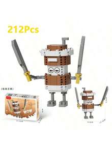 Tung Tung Sahur‌ Figure Block Toy Tralalero Tralala‌ HarkBricks Tralala Figures Bricks Toy Gift - Multicolor - View 11