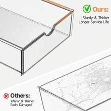 TAIMASI Makeup Drawer Storage Organizer With 16/20 Drawers, 4 Set Acrylic Office Desk Organization And Storage, Dustproof Drawer Organizer For Office, Countertop, Bathroom, Bedroom - Perfect For Christmas, New Year's, Valentine's Day, Mother's Day, And Housewarming Gifts - 20PCS - 查看 5