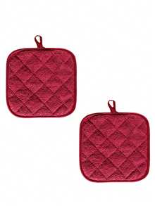 2 Stück/4 Stück schwarze quadratische hitzebeständige Topfuntersetzer, Küchen-Mikrowellen-Ofenhitzeisolierungsmatten, Muss-Haves für Zuhause und Küche, Küchengeräte und -ausstattung als praktische Weihnachtsgeschenke