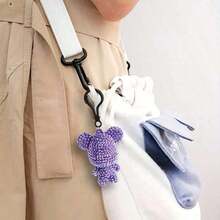 مجموعة DIY يدوية لصنع دب شرس مرصع بالراين ستون، حرفة إبداعية DIY، مجموعة سلسلة مفاتيح DIY. تشمل ألماس بألوان مختلفة، سهل التشغيل. مناسب لتزيين الحقائب، الحقائب الظهرية، سلاسل الهواتف وسلاسل المفاتيح. مثالي كهدايا للعطلات، هدايا عيد الميلاد، هدايا الحفلات وحشوات جوارب عيد الميلاد.