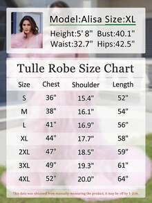 1pc  Floral    Party  Elegant    Mesh Fabric    Knot  Ruffle Hem    Maternity Dress  Wedding    Summer Fall Spring Winter  Ruffles  Long Sleeves  Kimono  Pregnant Gowns For Photoshoot  Plus Size  Gift For Valentine Day - 香檳色 - 查看 2