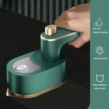 1pc New Folding Electric Iron, Portable Hanging Iron, Home Mini Ironing Clothes, Folding Iron, Travel Portable Mini Iron, Wrinkle Removal, Suitable For RV, Home, Travel, The Best Gift For The Back-To-School Season. - Xem 6