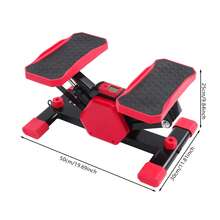SENDERPICK Portable Pedal Exerciser With Pull Ropes Multifunctional Foot Pedal Exercise Machine - Red and Black - View 11