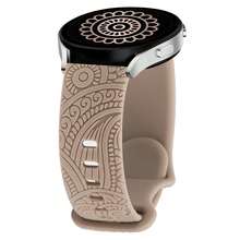 Engraved Bands Compatible With Galaxy Watch 7/FE/6/5/4 Band 40mm 44mm,Galaxy Watch 5 Pro 45mm,Galaxy Active 2,Galaxy Watch 3,Garmin Vivoactive 5 Watch Band/Vivoactive 6/3/3 Music,Venu/Venu Sq & Forerunner 55/165/245/645,20mm Soft Silicone Replacement Sport Strap For Men - 20mm - View 11