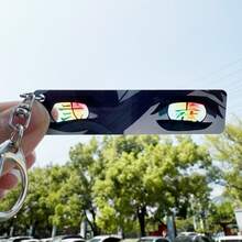 新品：鬼灭之刃亚克力钥匙扣挂件，善逸、伊之助、甘露寺动漫收藏品礼物 - 节日礼物 - 送朋友的礼物 - 彩色 - 查看 3