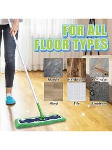 3/5/8pcs Reusable Microfiber Mop Pads (Mop Not Included), Compatible With XL Mops, Suitable For Kitchen, Living Room, Bedroom, Dry & Wet Use On Hardwood Floors, Tiles, Household Cleaning Tool - Multicolor - View 11